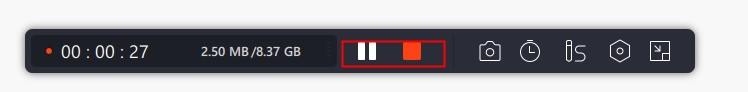 Pause or Stop Recording