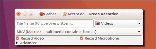 Green Recorder für Linux