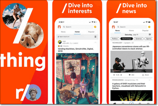 Audio- und Video-Downloader für Reddit iPhone