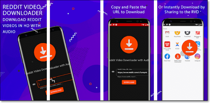 Audio- und Video-Downloader für Reddit Android