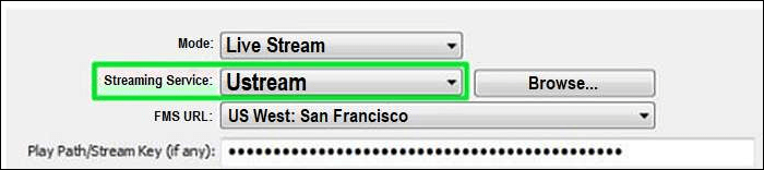 Ustream-Video mit obs aufnehmen