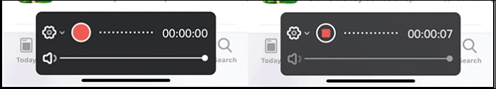 Bildschirmaufnahme mit Ton am iPhone - Aufnahme starten
