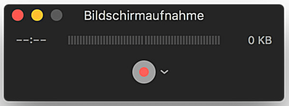 Facecam Aufnehmen mit Quick Time -2
