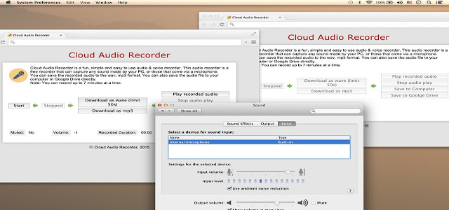 Chrome Audio aufnehmen mit Cloud Audio Recorder