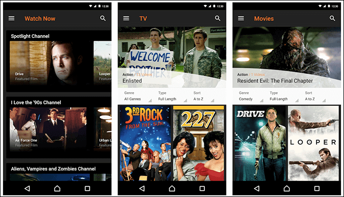 Die 10 besten Live-Streaming-Seiten zum Anschauen von Live-Sendungen - Crackle