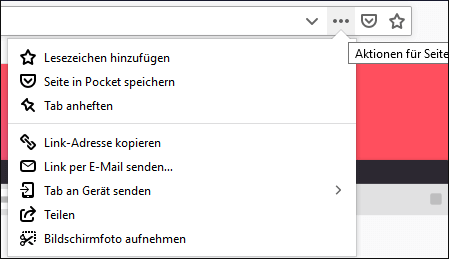 Firefox Screenshots mit dem Add-on aufnehmen