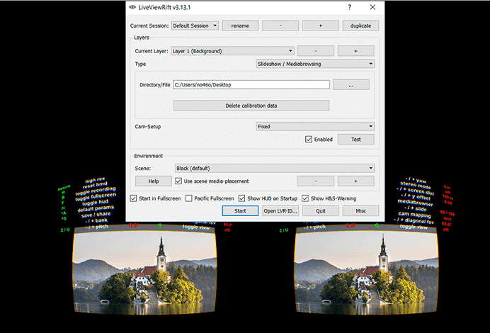LiveViewRift VR-Videoplayer