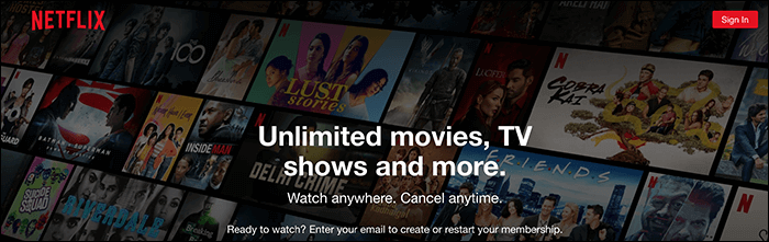 Die 10 besten Live-Streaming-Seiten zum Anschauen von Live-Sendungen - Netflix
