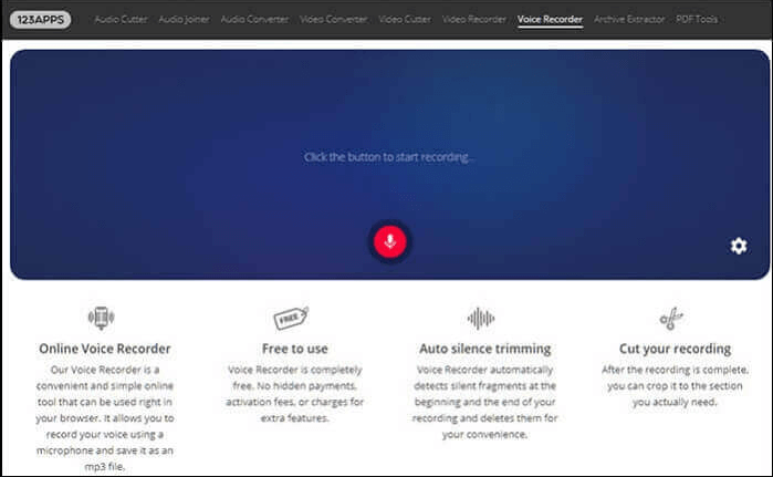 Chrome Audio aufnehmen mit Online Voice Recorder
