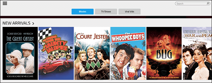 Die 10 besten Live-Streaming-Seiten zum Anschauen von Live-Sendungen - Popcornflix