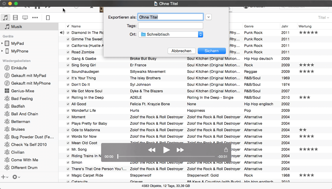 Den System-Sound und Ihre Stimme auf Mac aufzeichnen - Soundflower auswählen