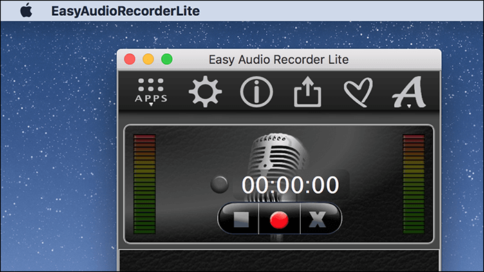 Interne Audioaufnahme initiieren