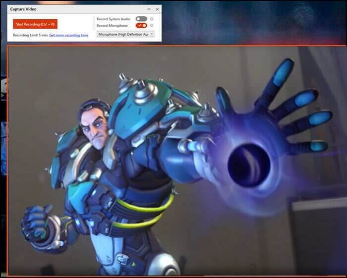 Spielsound in TinyTake aufnehmen