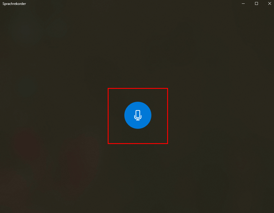 MP3 auf Windows 10 PC aufnehmen - Windows Sprachrekorder