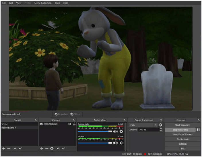 Gameplay von Xbox 360 aufnehmen - OBS Studio einstellen.