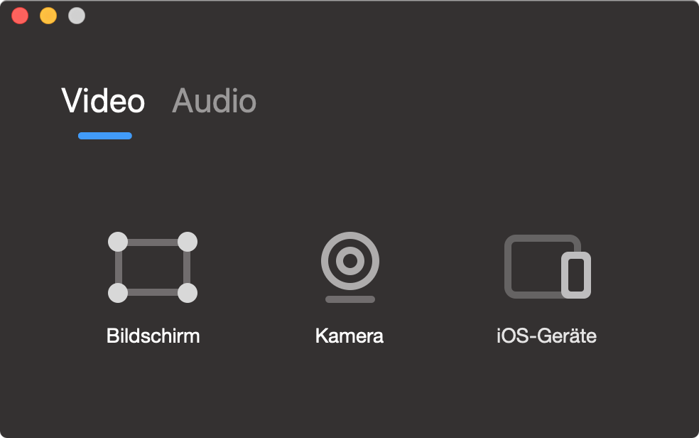 Bildschirmaufnahme mit Ton am iPhone -RecExpertes