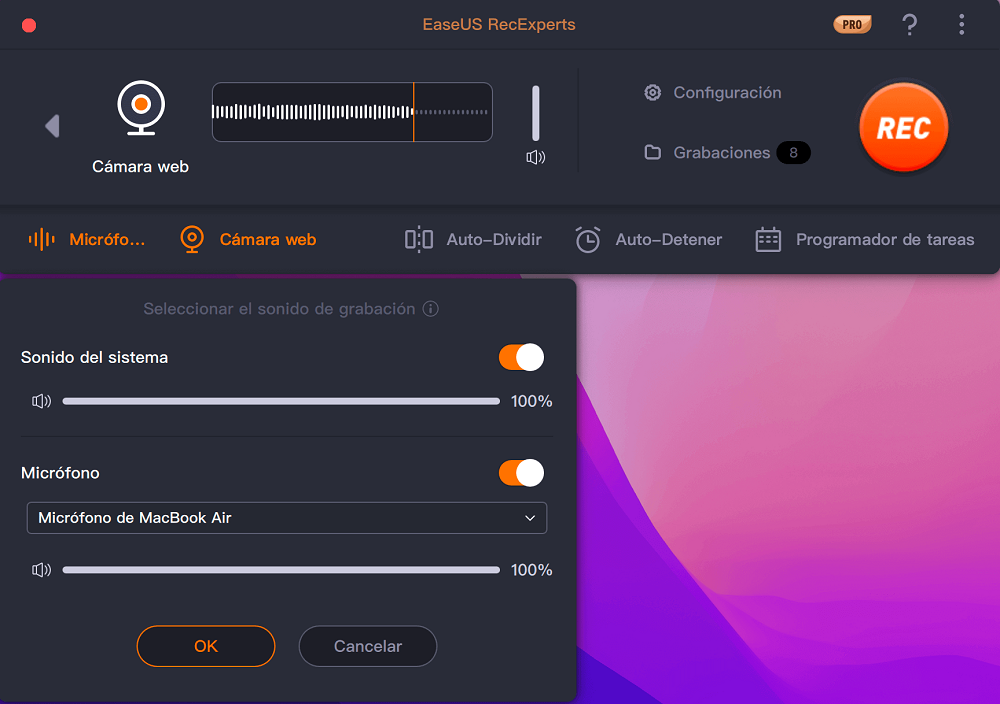 Seleccionar la fuente de audio