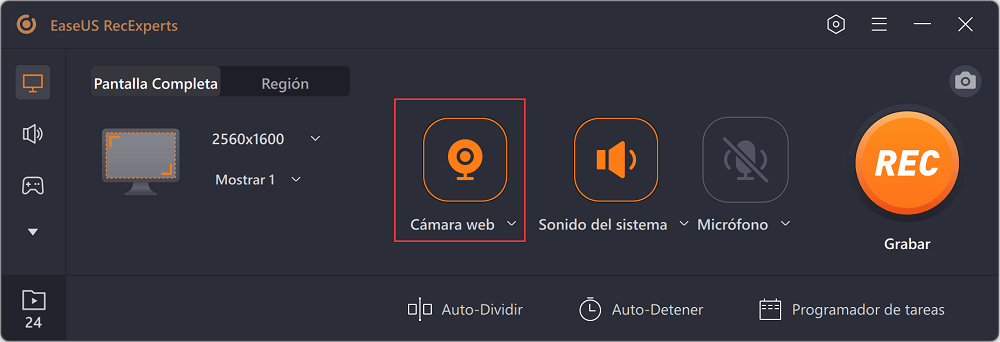 Activar la cámara web