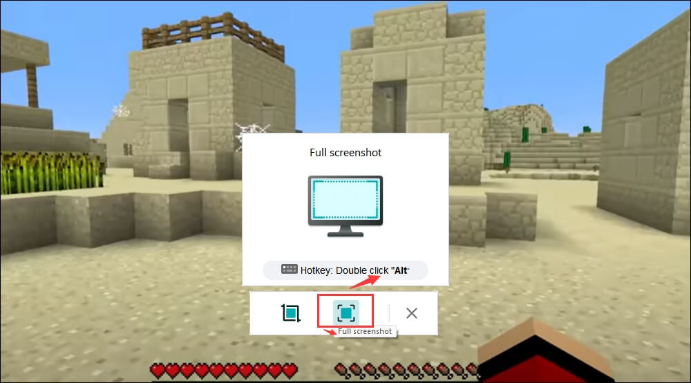 pc - How do you make the Minecraft full screen window full screen