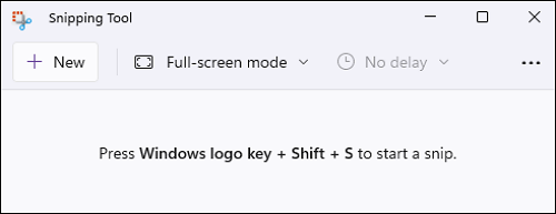 appuyez sur les touches Win Shift et S