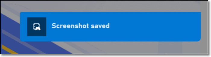 capture d'écran enregistrée