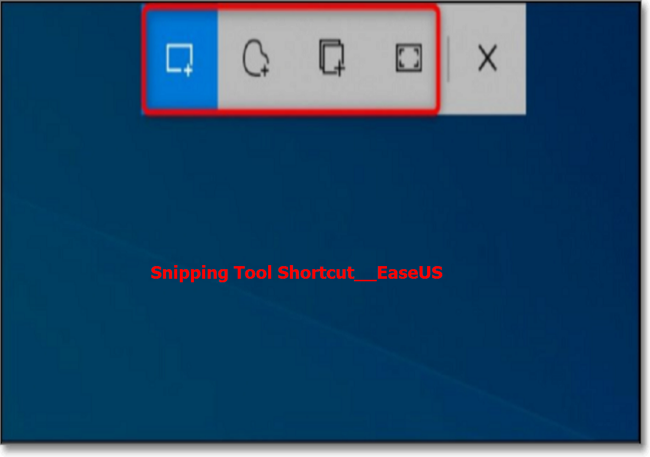  The image shows a rectangular area on the screen that has been captured using the Snipping Tool in Windows 10.