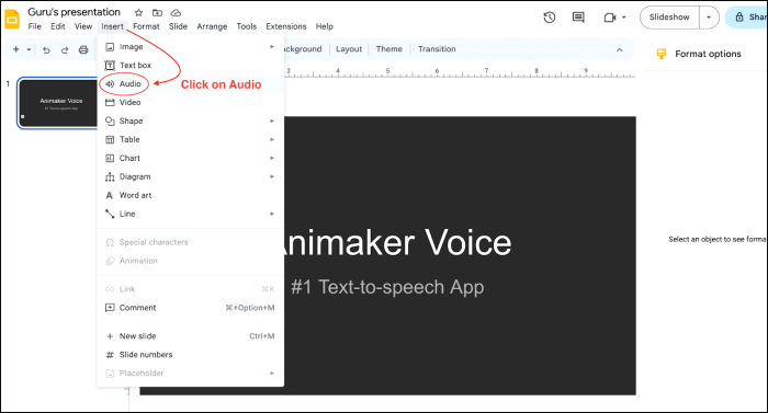 Einfügen von Audiodateien