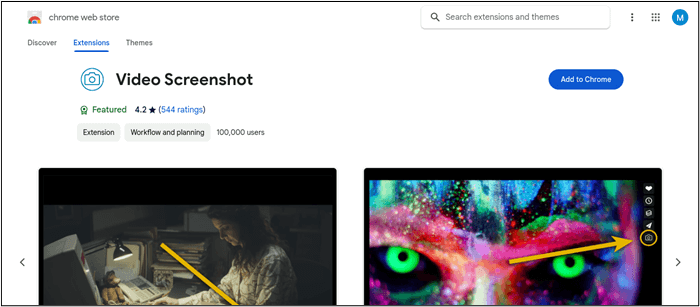 Video-Screenshot-Erweiterung zu Chrome hinzufügen