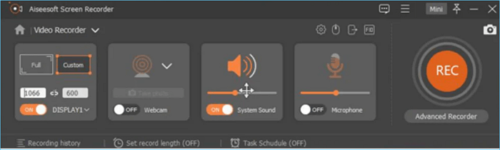 gravador de tela aiseesoft