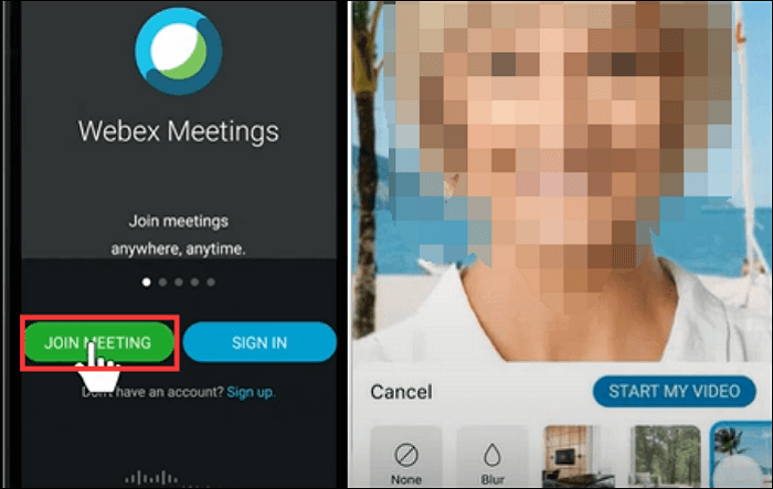 Webex nền mờ dễ dàng - EaseUS: Tận hưởng trải nghiệm Webex thú vị với tính năng nền mờ dễ dàng của EaseUS. Với chức năng này, bạn có thể tập trung vào nội dung chính của cuộc họp mà không bị phân tâm bởi phông nền quá nhiều. Hãy xem hình ảnh liên quan để biết thêm chi tiết về tính năng này.