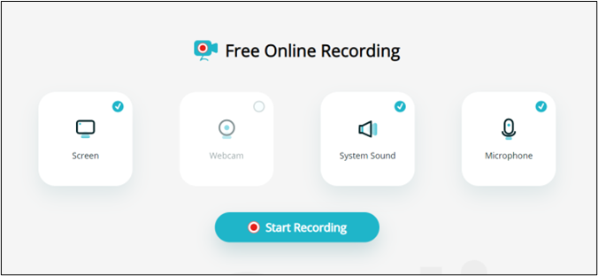 Registratore di schermo online gratuito Apowersoft