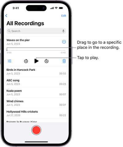 apple voice memos
