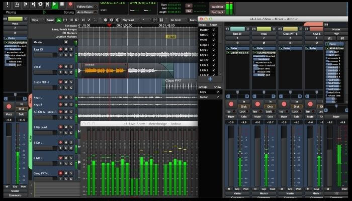 ocenaudio multi track