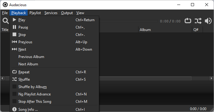 audacious open source audio player