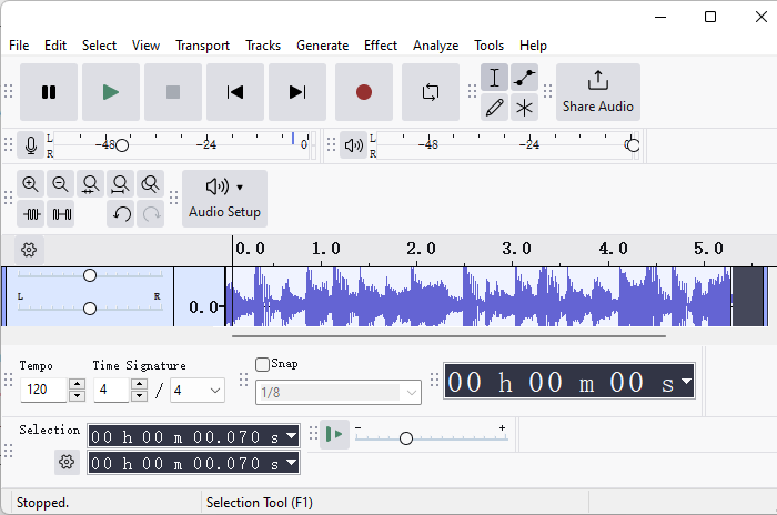 audacity chrome audio capture