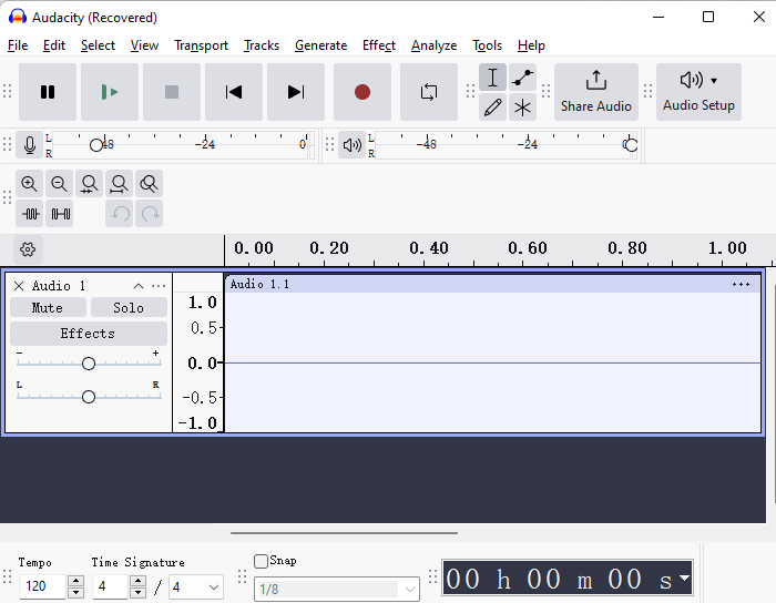 audacity recorder