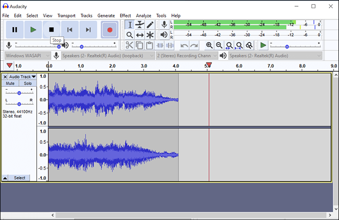 audacity record two sources at once