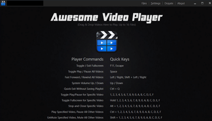 awesome video player