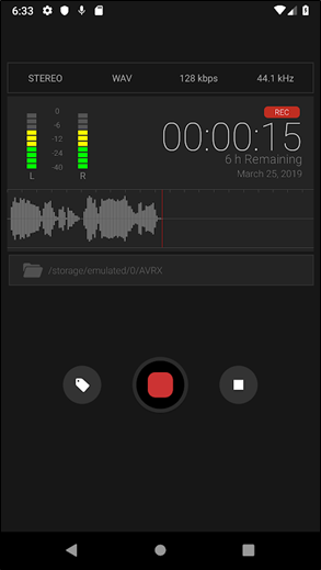 Grabadora de voz impresionante