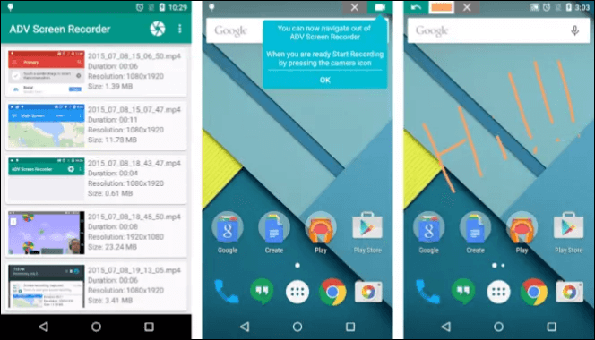 Grabador de pantalla ADV