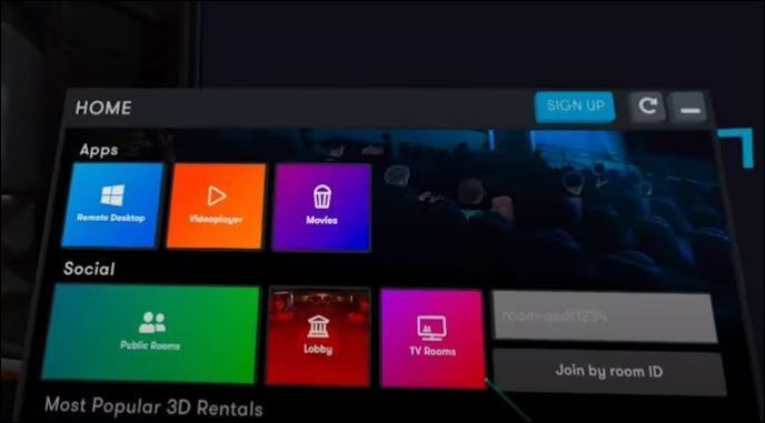Abre Películas y activa el modo 3D desde las opciones de vídeo.