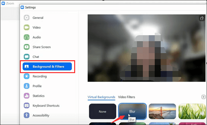 2023] How to Zoom Blur Background Meetings Easily - EaseUS
