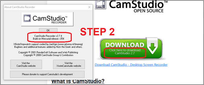 camstudio-Website