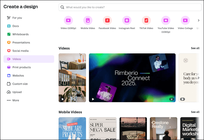 canva video