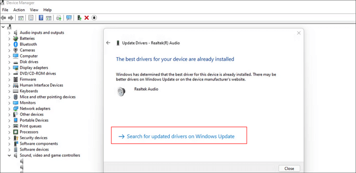 Update audio drivers