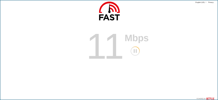 Überprüfen Sie die Geschwindigkeit Ihrer Internetverbindung