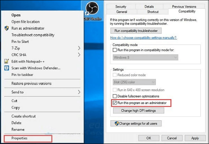 ejecuta este programa como administrador