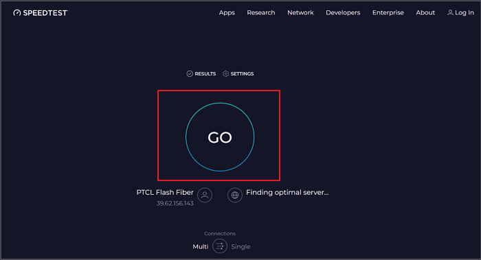 檢查您的網路連接