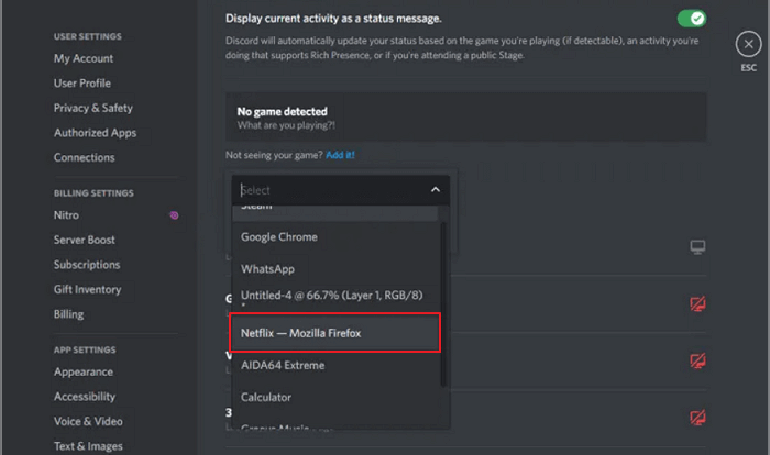 Wählen Sie den Browser, in dem Sie Netflix abspielen