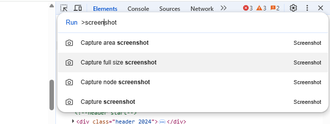 captura de tela da ferramenta de desenvolvimento do Chrome